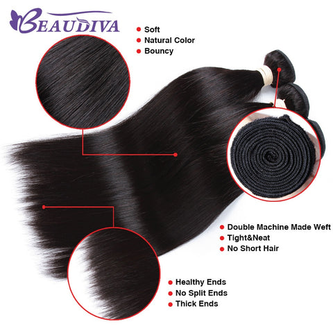 Beaudiva Brazilian Weave (3 Straight Bundles)