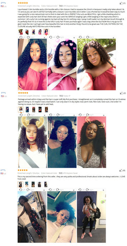 Annmode Afro Kinky Curly Bundles