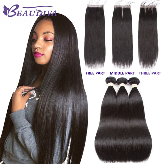 Beaudiva Brazilian Weave (3 Straight Bundles)